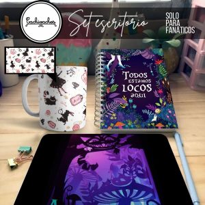 Set Escritorio Solo para Fanáticos – Alicia en el País de las Maravillas